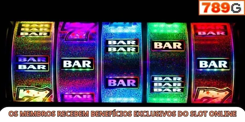 Os membros recebem benefícios exclusivos do slot online